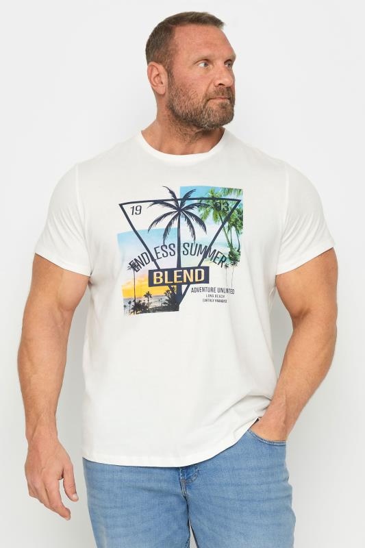 Men's  BLEND Big & Tall White 'Endless Summer' Graphic T-Shirt