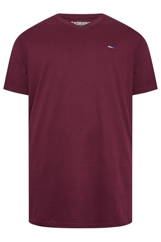 BadRhino Big & Tall Black/Red/Green/Blue/Navy Blue 5 Pack Extra Long V-Neck T-Shirts | BadRhino 2