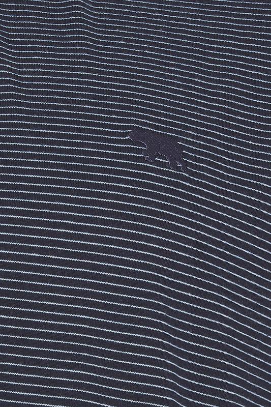 D555 Big & Tall Navy Blue Embroidered Jersey Polo Shirt | BadRhino 3