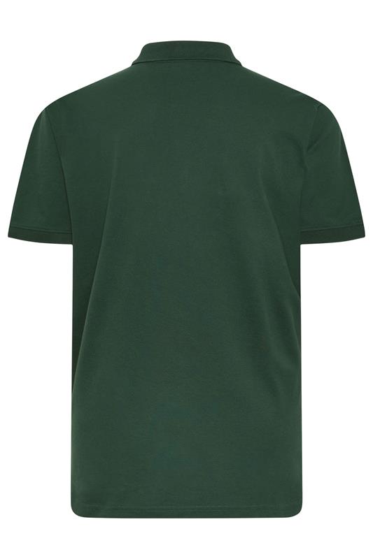 LYLE & SCOTT Big & Tall Dark Green Core Polo Shirt | BadRhino 4