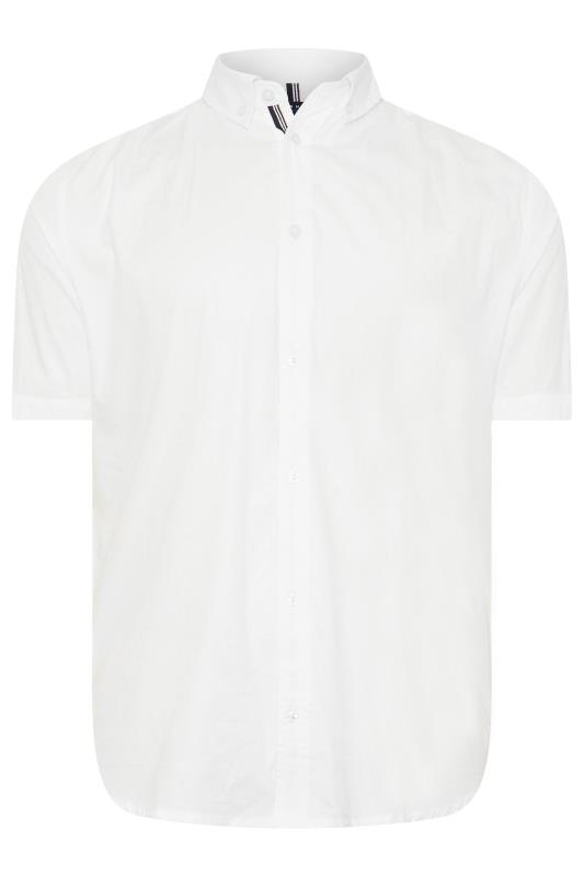 BadRhino Big & Tall 2 PACK White Short Sleeve Poplin Shirts | BadRhino 7