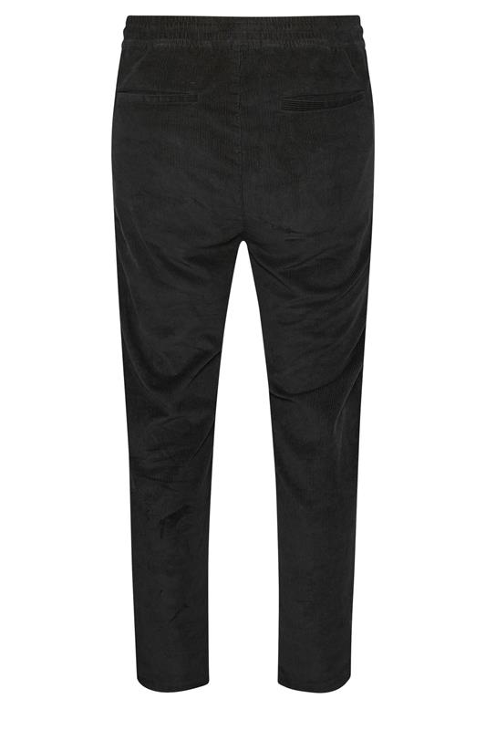BadRhino Big & Tall Black Corduroy Trousers | BadRhino 2