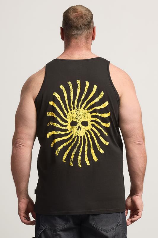 BadRhino Big & Tall Black 'Chasing The Sun'  Vest | BadRhino 4