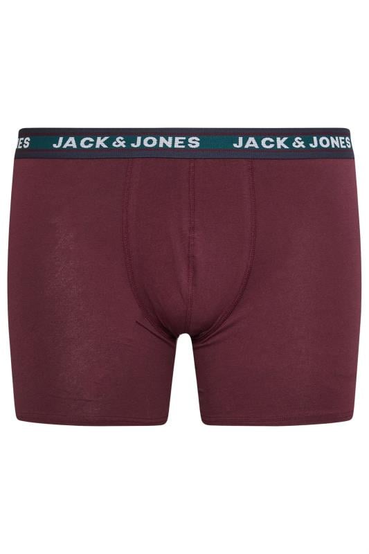 JACK & JONES Big & Tall Green & Grey 5 Pack Trunks | BadRhino 7