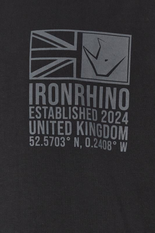 IronRhino Big & Tall Black 'Established 2024' T-Shirt | BadRhino 3