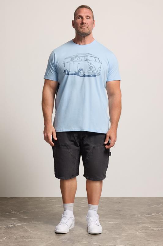BadRhino Big & Tall Blue Campervan Graphic T-Shirt | BadRhino 2