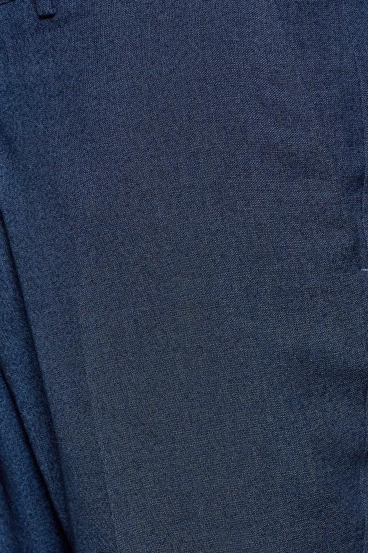 BadRhino Big & Tall Blue Wedding Suit Trousers | BadRhino 8
