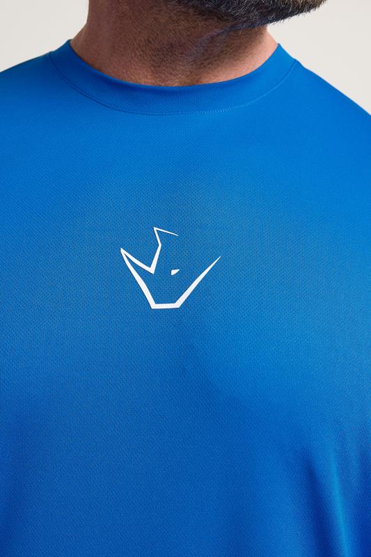 IronRhino Big & Tall Cobalt Blue Performance T-Shirt | Badrhino 4
