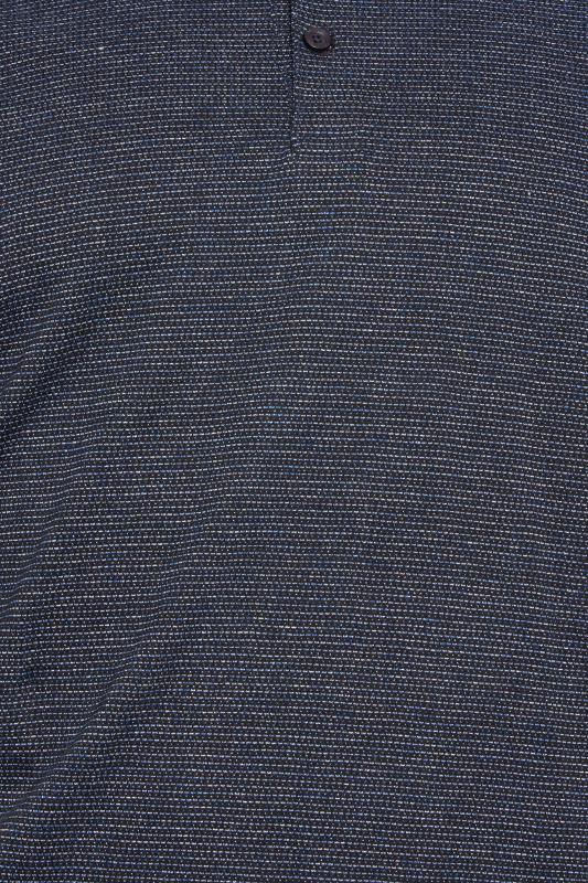 D555 Big & Tall Navy Blue Logo Jersey Polo Shirt | BadRhino 2