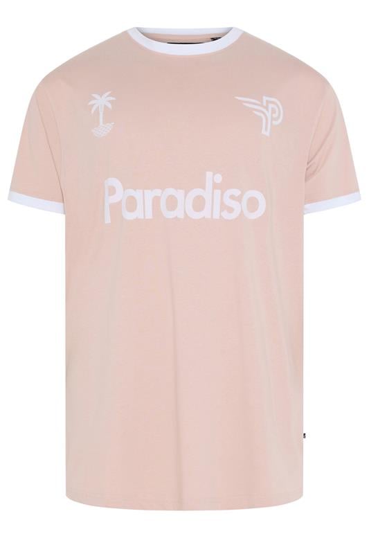  KAM Big & Tall Pink 'Paradiso' T-Shirt