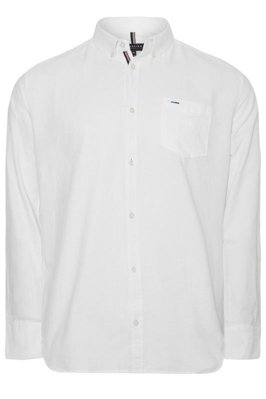 BadRhino Big & Tall White 2 PACK Long Sleeve Oxford Shirts | BadRhino 3