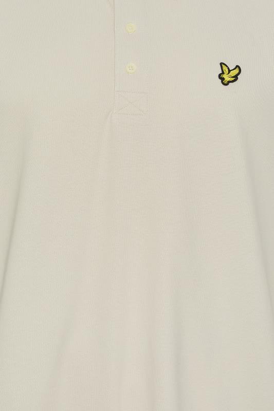 LYLE & SCOTT Big & Tall Cream Core Polo Shirt | BadRhino 4