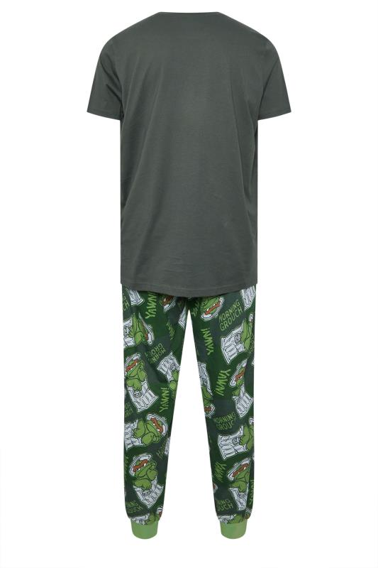 BadRhino Black & Green Grouch Pyjama Set | BadRhino 6