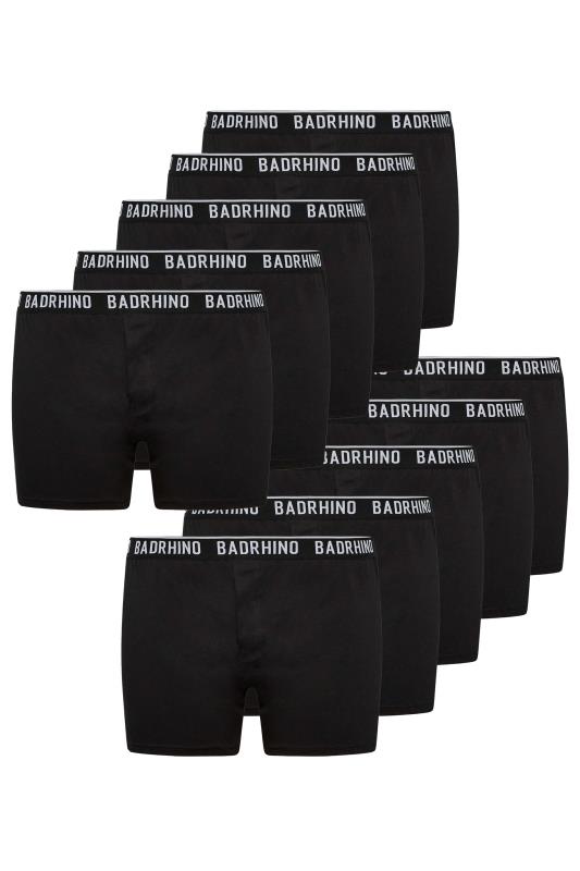 BadRhino Big & Tall 10 PACK Black Trunks | BadRhino 4