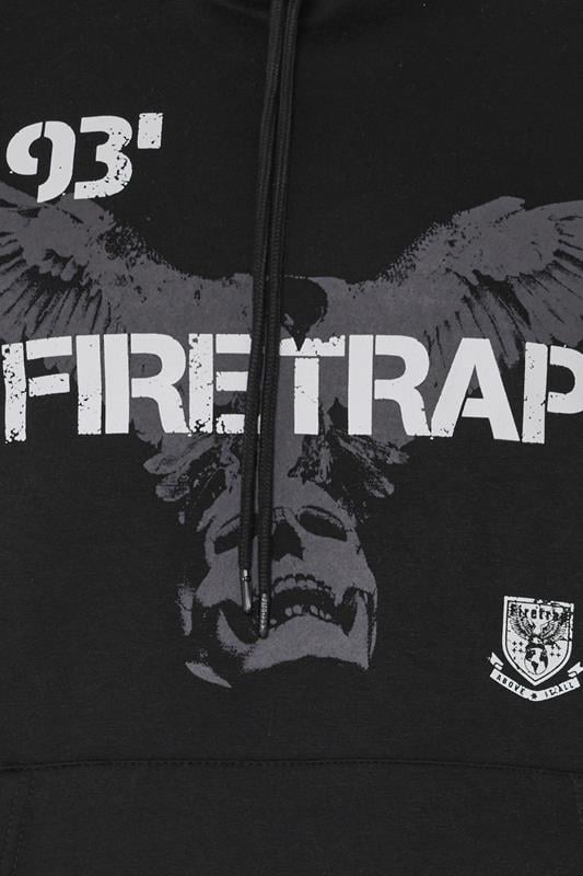 FIRETRAP Big & Tall Black Hawk Hoodie | BadRhino 3