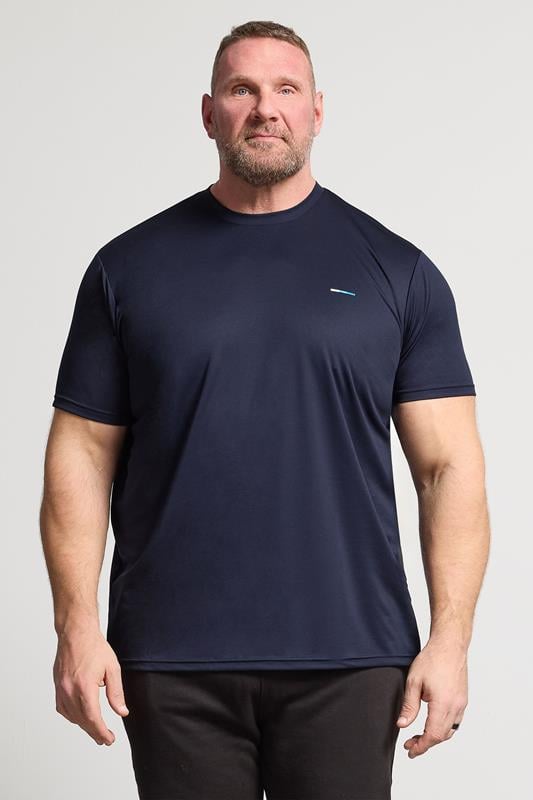 Men's  BadRhino Big & Tall Navy Blue Active T-Shirt