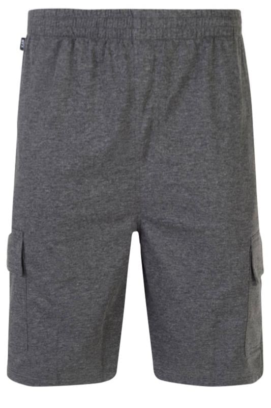 KAM Charcoal Grey Cargo Lounge Shorts | BadRhino 3