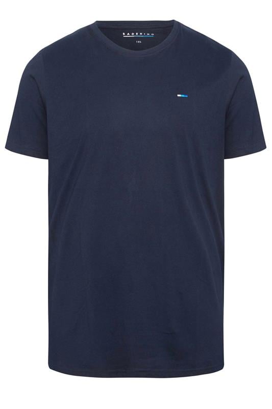 BadRhino Big & Tall 5 Pack Black/White/Navy Blue/Green/Grey Extra Long Core T-Shirts| BadRhino 4