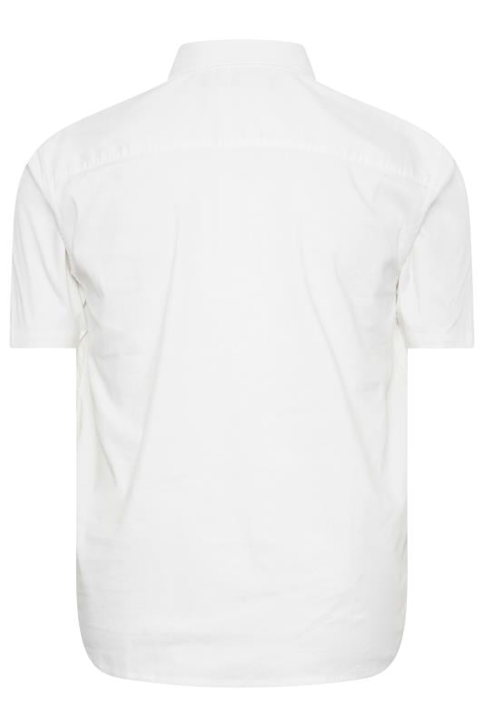 BadRhino Big & Tall White Short Sleeve Shirt 4