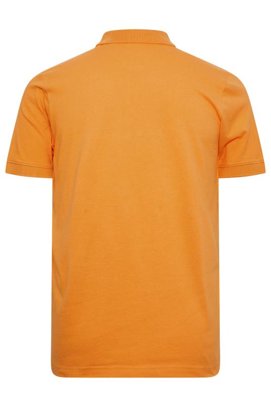 BadRhino Big & Tall Orange Polo Shirt | BadRhino 5