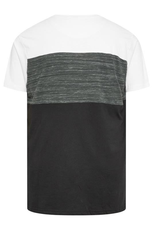 KAM Big & Tall Charcoal Grey Cut & Sew T-Shirt | BadRhino 3
