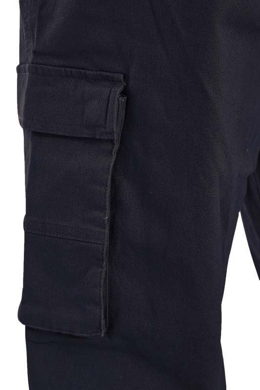 BadRhino Navy Blue Stretch Cargo Trousers | BadRhino 6
