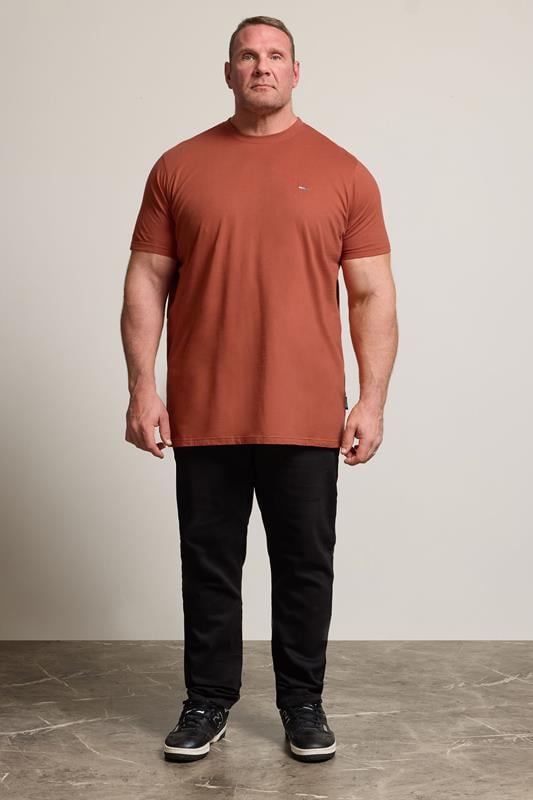 BadRhino Big & Tall Clay Orange Extra Long Core T-Shirt | BadRhino 2