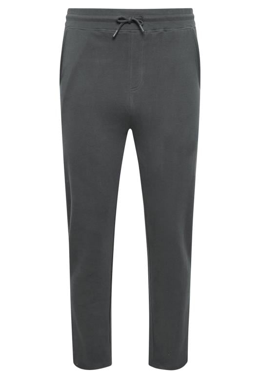 STUDIO A Big & Tall Dark Grey Joggers | BadRhino 4