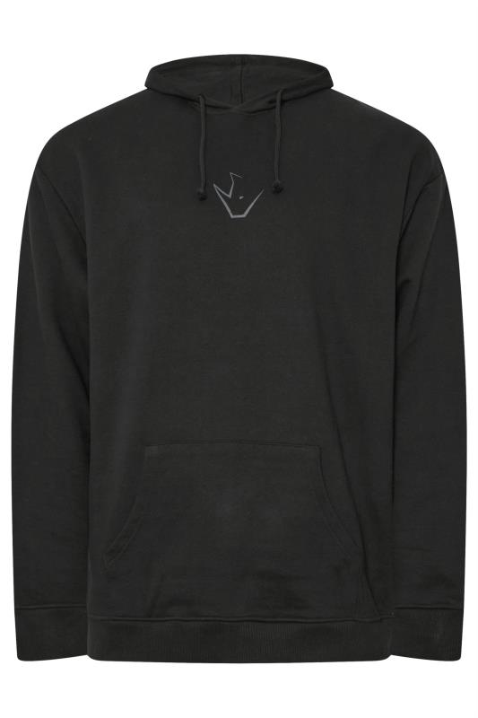 Men's  IronRhino Big & Tall Black 'Training Dept' Hoodie