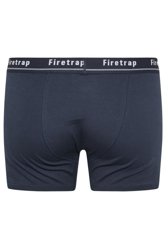 FIRETRAP 3 PACK Black & Navy Blue Boxers | BadRhino 6