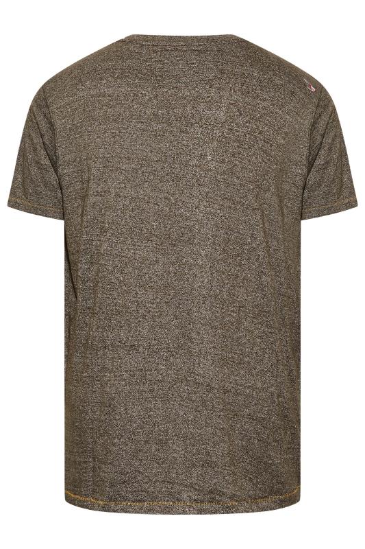 D555 Big & Tall Grey Extreme Ski Print T-Shirt | BadRhino 4