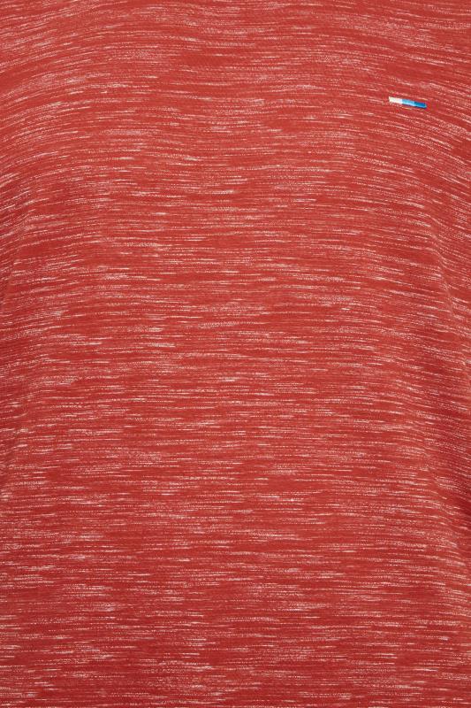 BadRhino Big & Tall Red Injected Slub T-Shirt | BadRhino 4