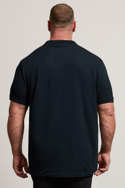 BadRhino Navy Blue Essential Polo Shirt | BadRhino 4