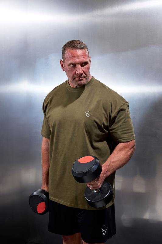  IronRhino Big & Tall Olive Green 'Rest Day' T-Shirt
