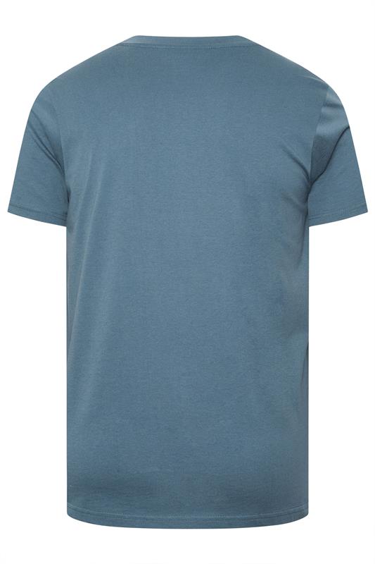 BadRhino Big & Tall Petrol Blue Extra Long Core T-Shirt | BadRhino 2