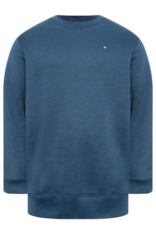 BadRhino Big & Tall Navy Blue Logo Sweatshirt | BadRhino  4