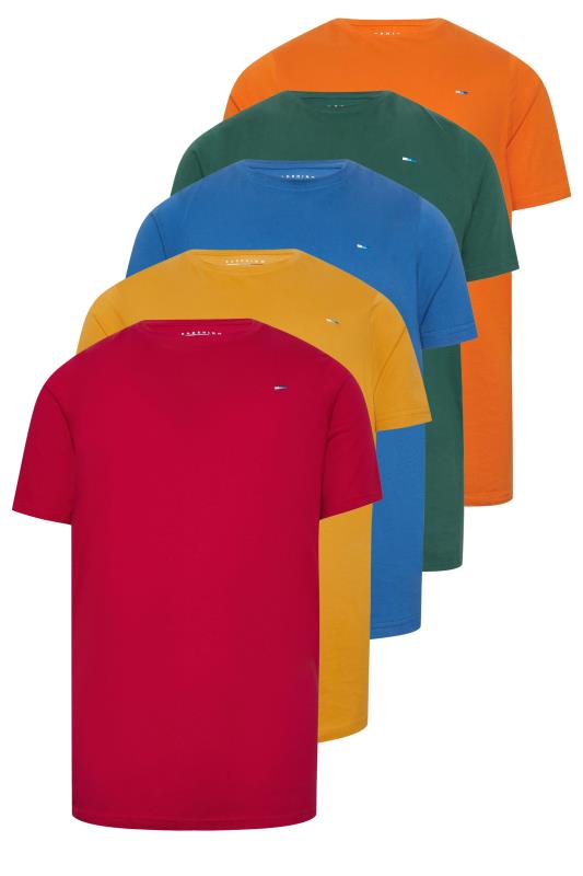 BadRhino Big & Tall 5 PACK Red & Blue Core T-Shirts | BadRhino  3