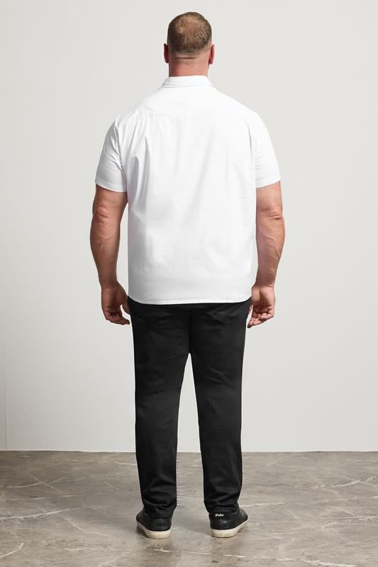 BadRhino Big & Tall White Short Sleeve Shirt | BadRhino 3