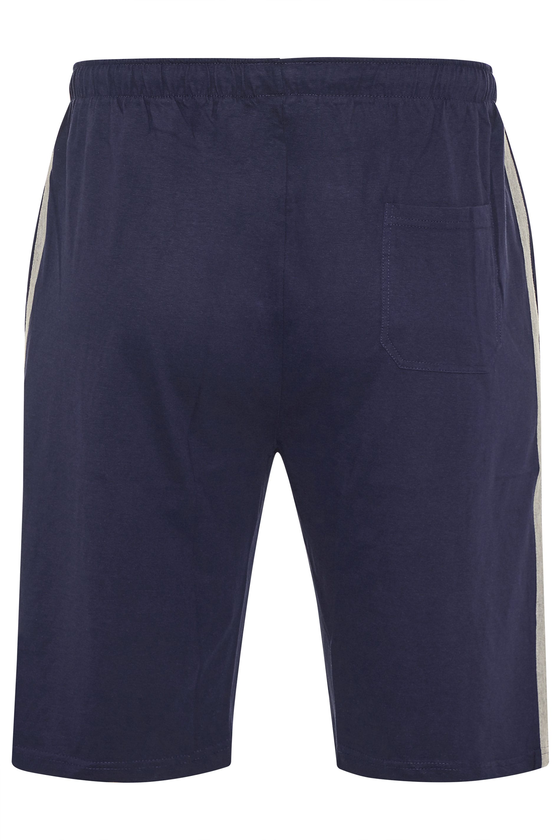 ED BAXTER Navy Blue Lounge Jogger Shorts | BadRhino 4