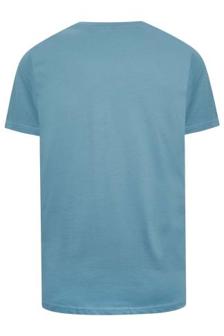 LYLE & SCOTT Big & Tall Mid Blue Core T-Shirt | BadRhino
