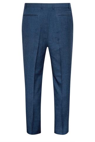 BadRhino Big & Tall Blue Wedding Suit Trousers | BadRhino