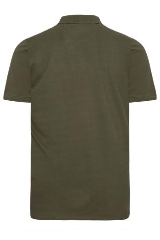 BadRhino Khaki Green Essential Polo Shirt | BadRhino