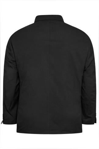 BadRhino Big & Tall Black Plain Suit Jacket | BadRhino