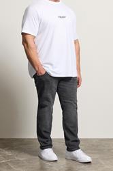 JACK & JONES Big & Tall Grey Washed Jeans | BadRhino 3