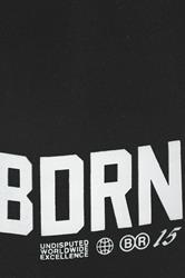 BDRNO Premium Big & Tall Black Logo Jogger Shorts | BadRhino 8