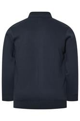 BadRhino Big & Tall Navy Blue Diamond Quilted Jacket 6