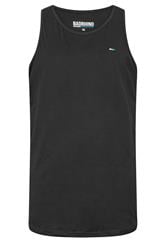 BadRhino Big & Tall 5 Pack Black Extra Long Plain Vest Top | BadRhino 6