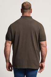 BadRhino Big & Tall Brown Short Sleeve Polo Shirt | BadRhino 2