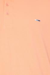 BadRhino Big & Tall Light Orange Tipped Polo Shirt | BadRhino 3