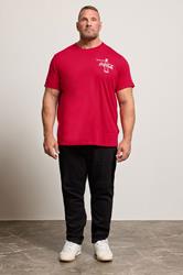 BadRhino Big & Tall Red Coca Cola Graphic T-Shirt | BadRhino 2